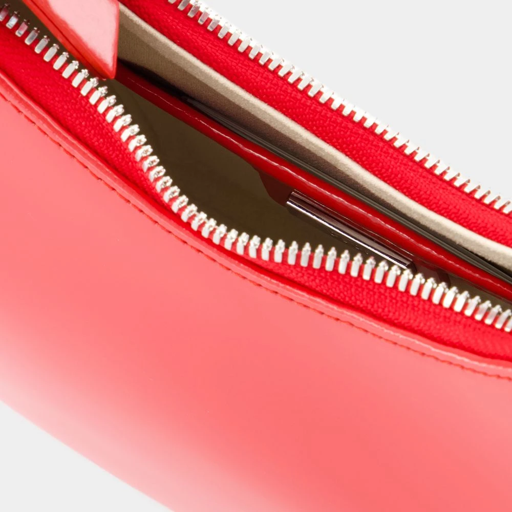 Osoi Rode Leren Mini Tas met Magnetische Sluiting Red Dames