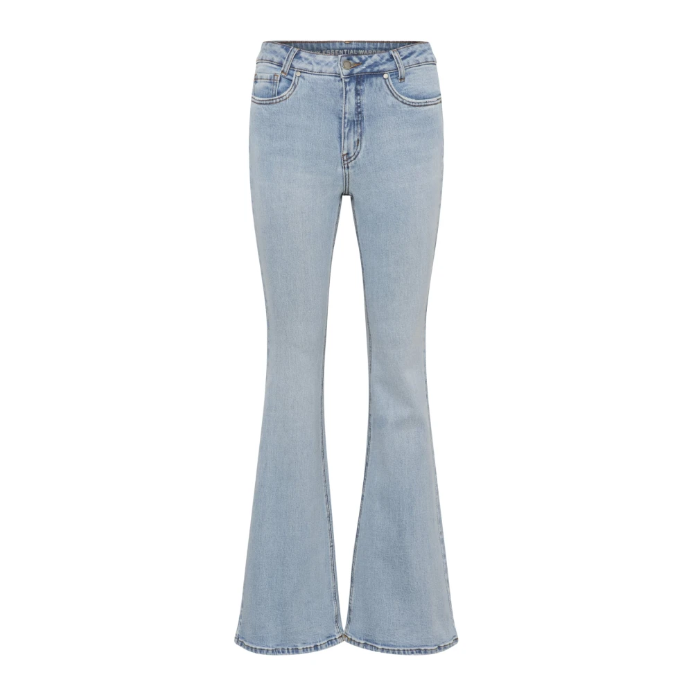 My Essential Wardrobe Women's Blue Flared Jeans - Flare Jeans - W28 L32 - Jeans