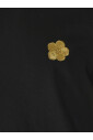 flower-embroidered-slim-t-shirt-black