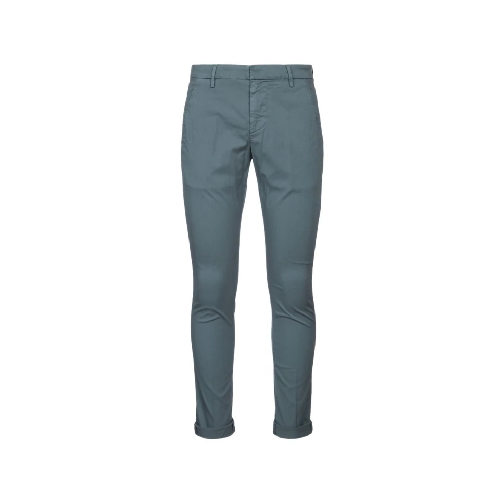 Dondup Men's Blue Chinos, W33, Chino Trousers