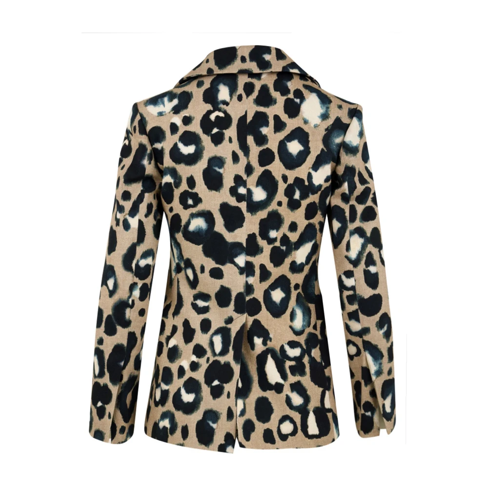 Douuod Woman Schilderstijl Jassen voor Vrouwen Multicolor Dames