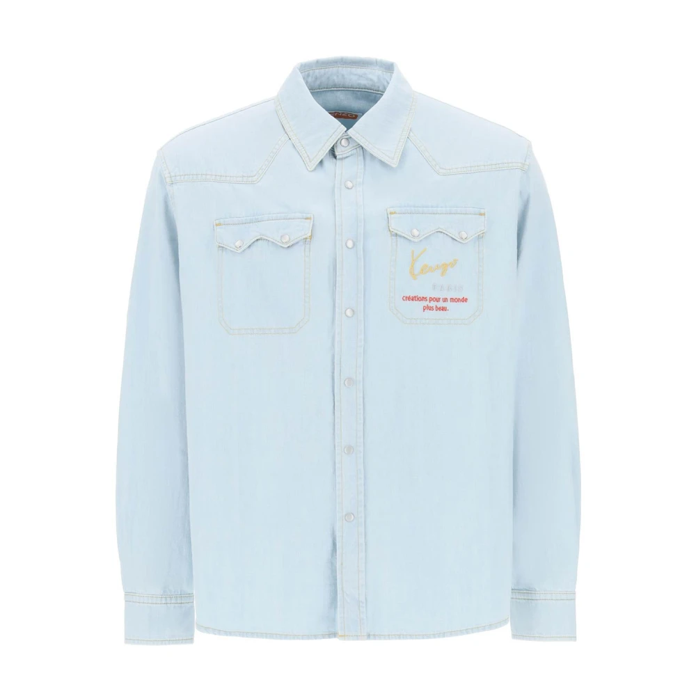 Shirts > Denim Shirts - - Kenzo - Modalova