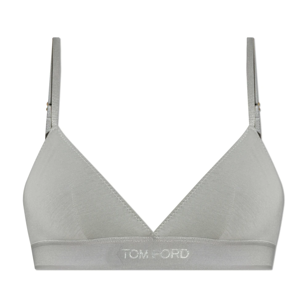 Tom Ford Mujer Gris - Sujetador Con Logo - Underwear - M - Sujetador Con Logo