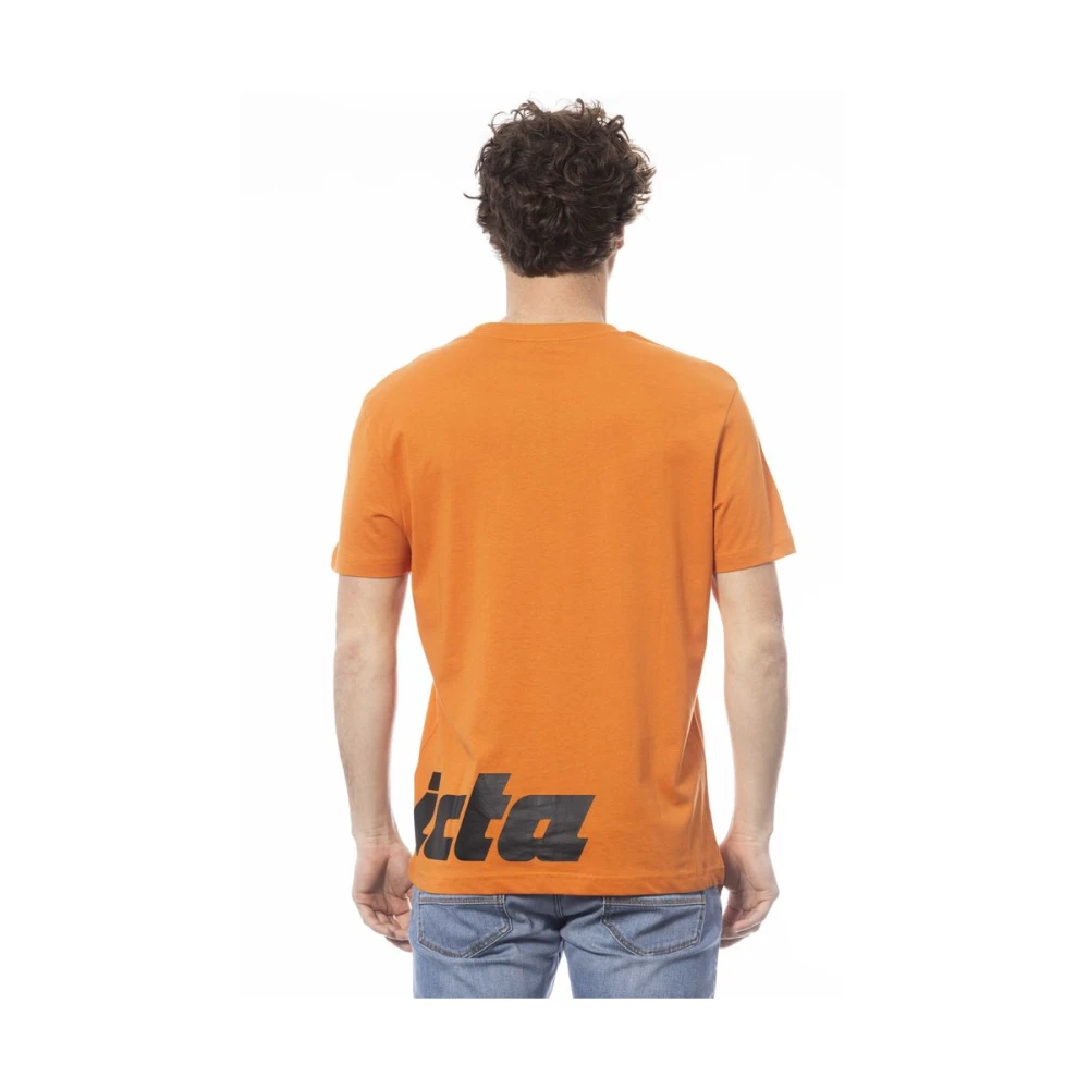 Invicta Oranje Logo Print T-shirt Orange Heren