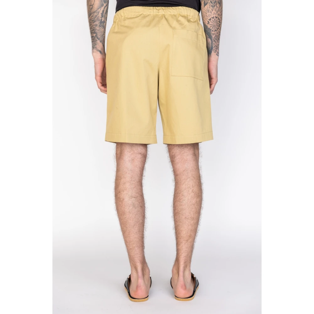 Dries Van Noten Beige Piperi Bermuda Shorts Beige Heren