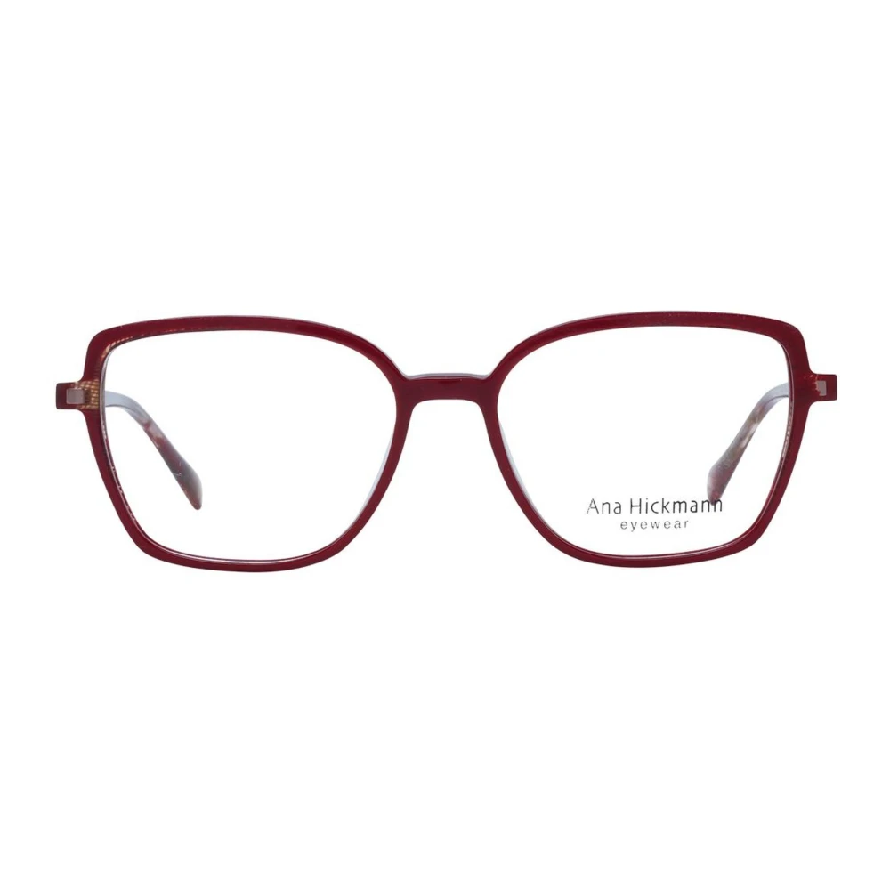 Ana Hickmann Rode Acetaat Vlinder Optische Monturen Red Dames