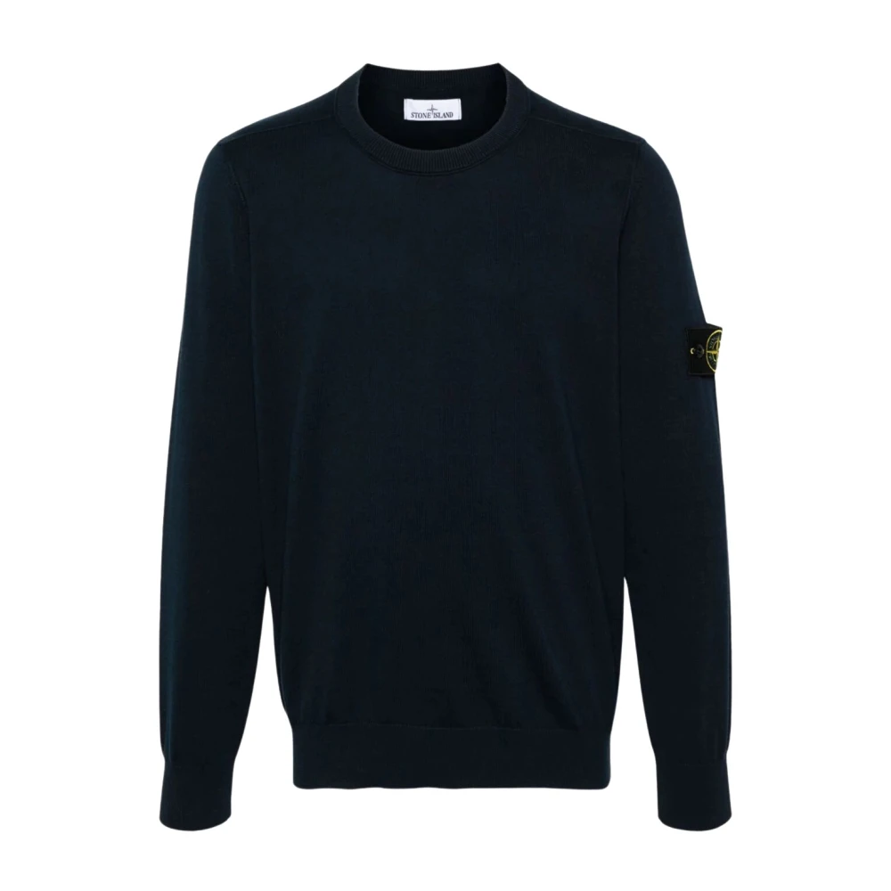 Stone Island Stijlvolle Gebreide Kleding Blue Heren