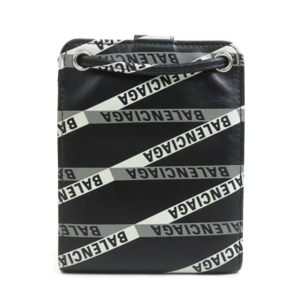 Balenciaga Vintage Pre-owned Leather wallets Black Dames