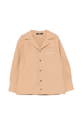 Broderad Skjorta med Ficka