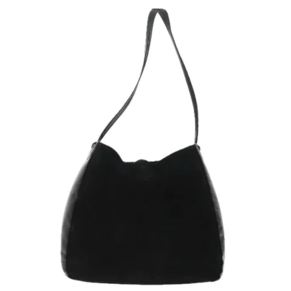 Bally Pre-owned Suede handbags Black Dames