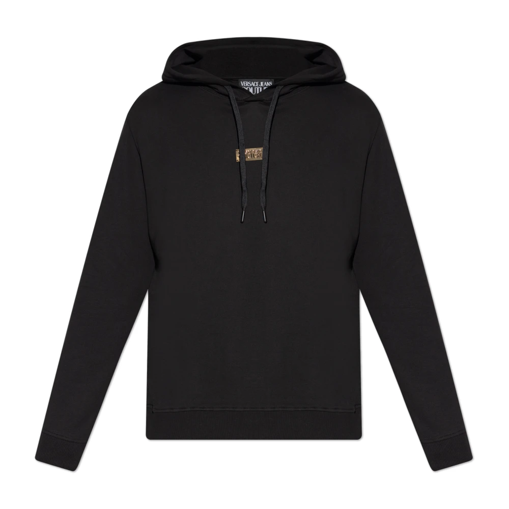 Versace Jeans Couture Men's Black Hooded Sweatshirt - Hoodies - S - Sweatshirts & Hoodies