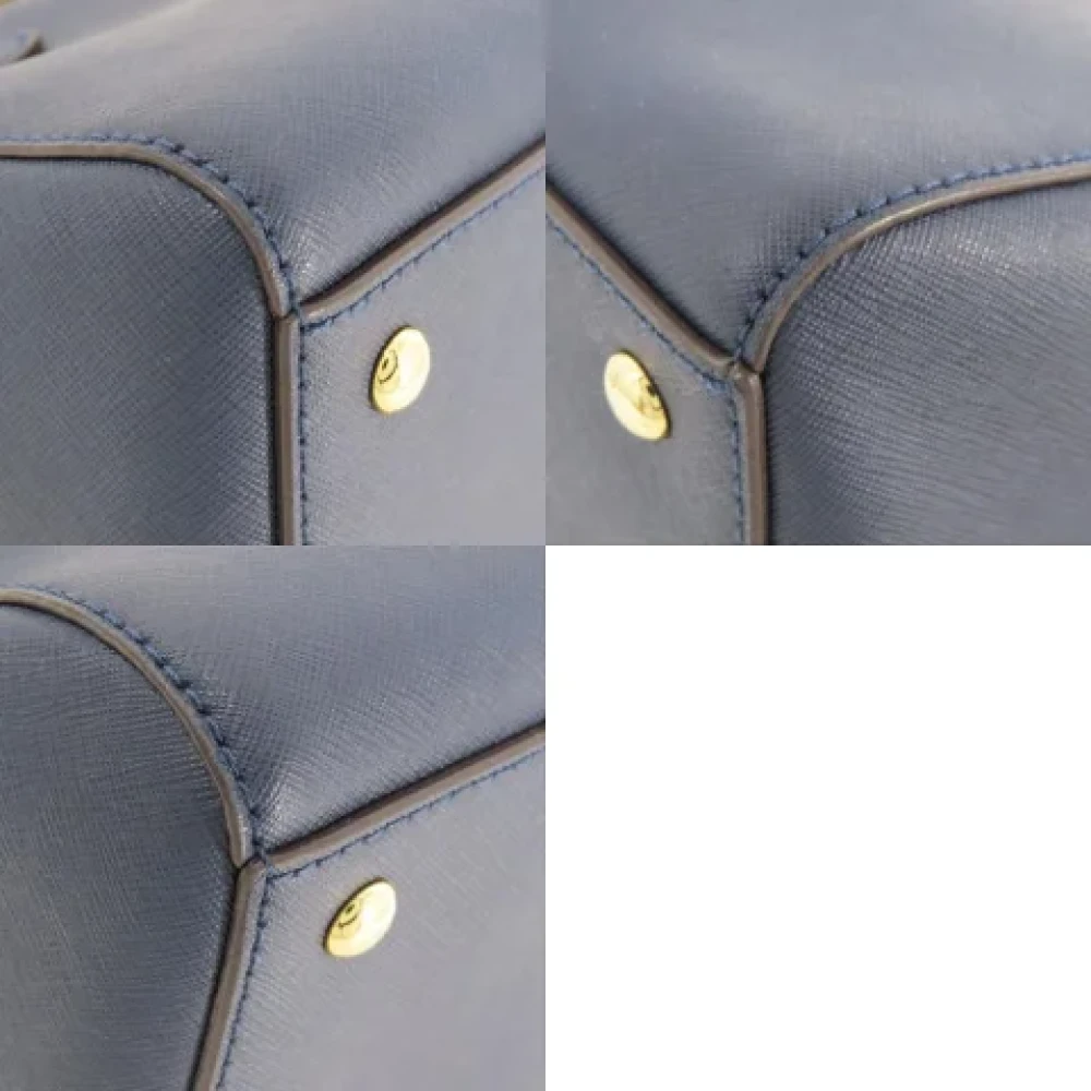 Michael Kors Pre-owned Leather handbags Blue Dames