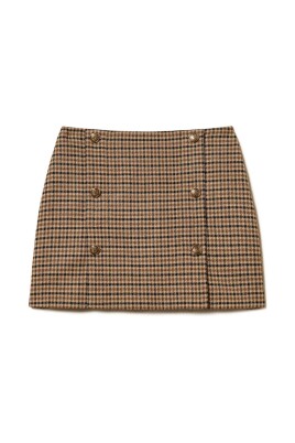 jupes-mini-a-carreaux-marron