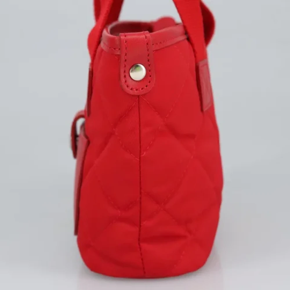 Burberry Vintage Pre-owned Nylon handbags Red Dames