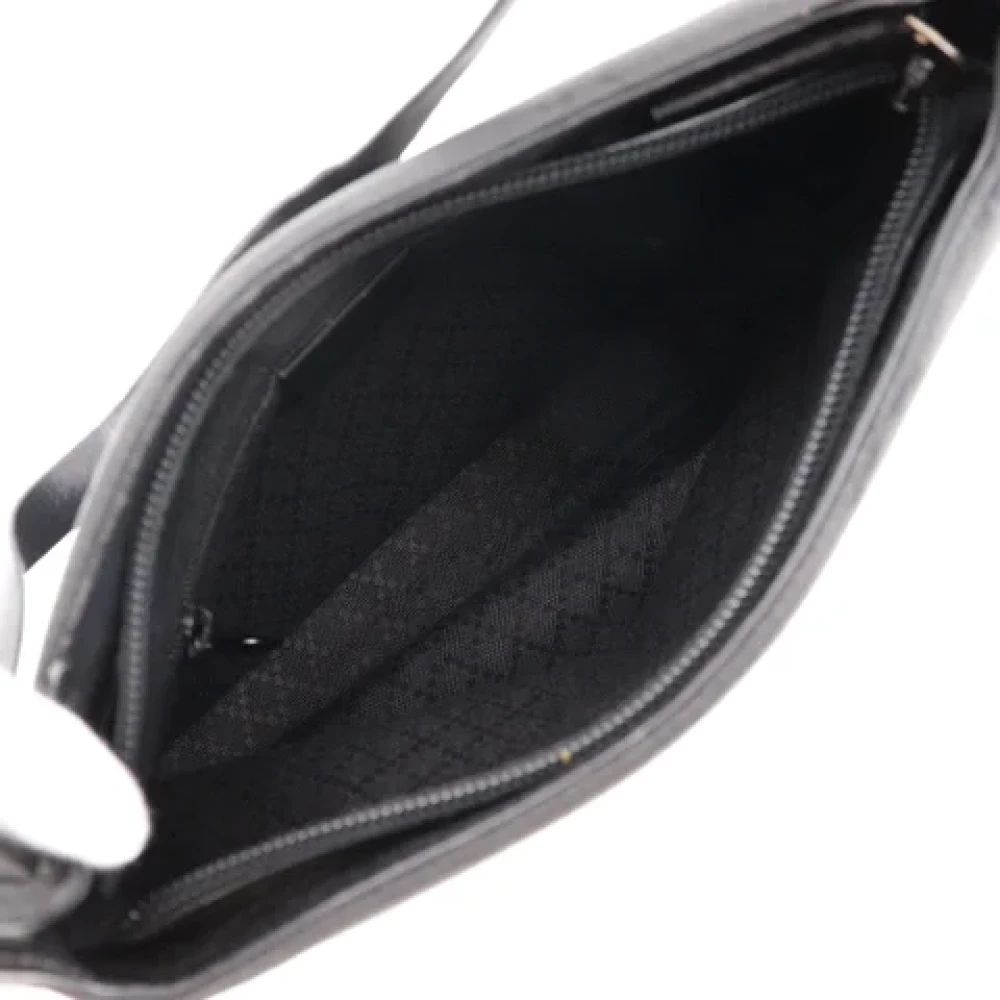 Gucci Vintage Pre-owned Canvas shoulder-bags Black Dames
