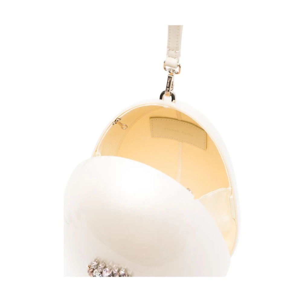 Simone Rocha Beige Clutch Tas met Bandjes Beige Dames