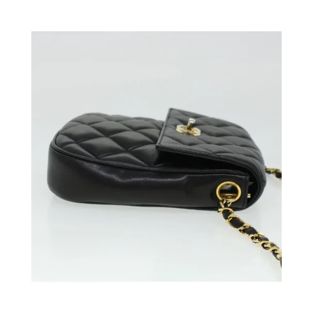 Chanel Vintage Pre-owned Fabric chanel-bags Black Dames