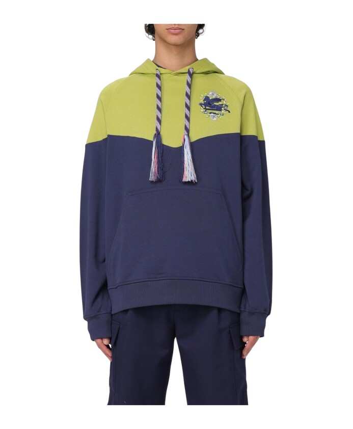 groene-colorblock-embleem-hoodie