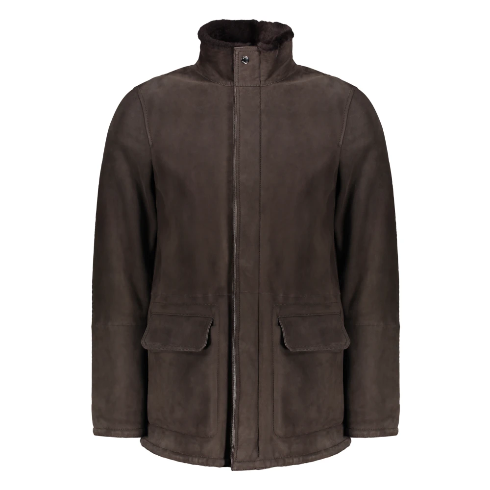Jackets > Leather Jackets - - Moorer - Modalova