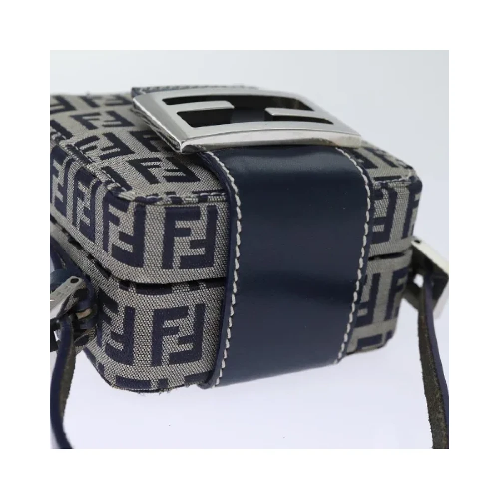 Fendi Vintage Pre-owned Canvas fendi-bags Blue Dames