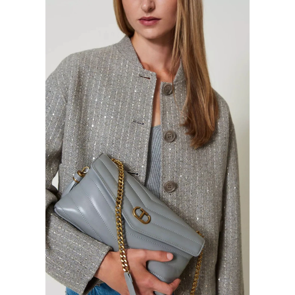 Twinset Stijlvolle Tassen Collectie Gray Dames