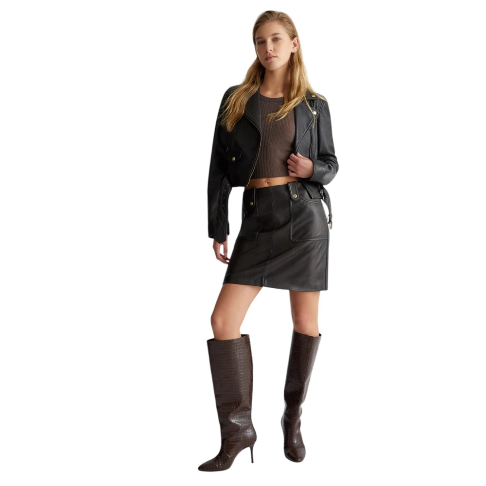 Liu Jo Korte rok met moderne stijl Black Dames