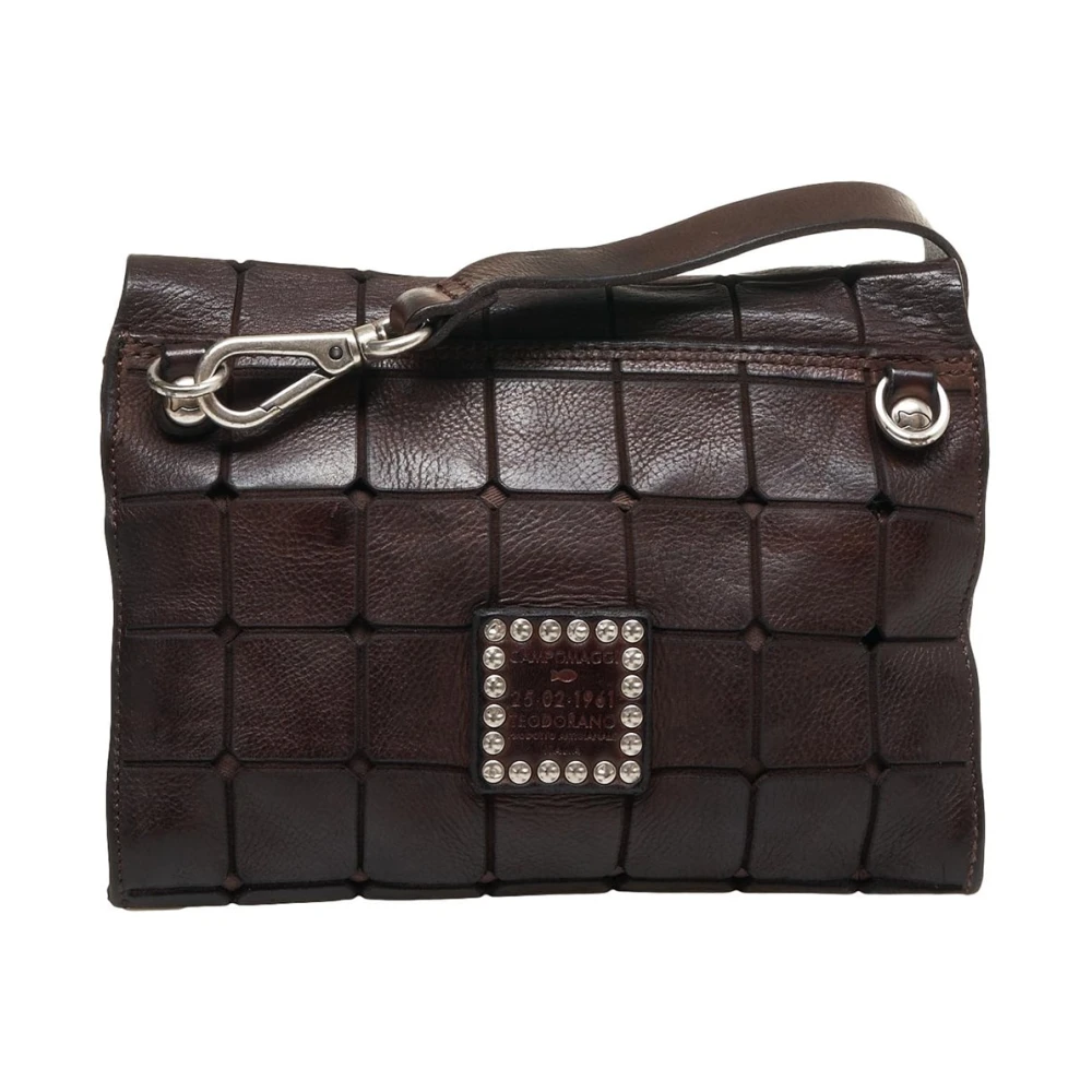 Campomaggi Bruine Leren Crossbody Schoudertas Brown Dames