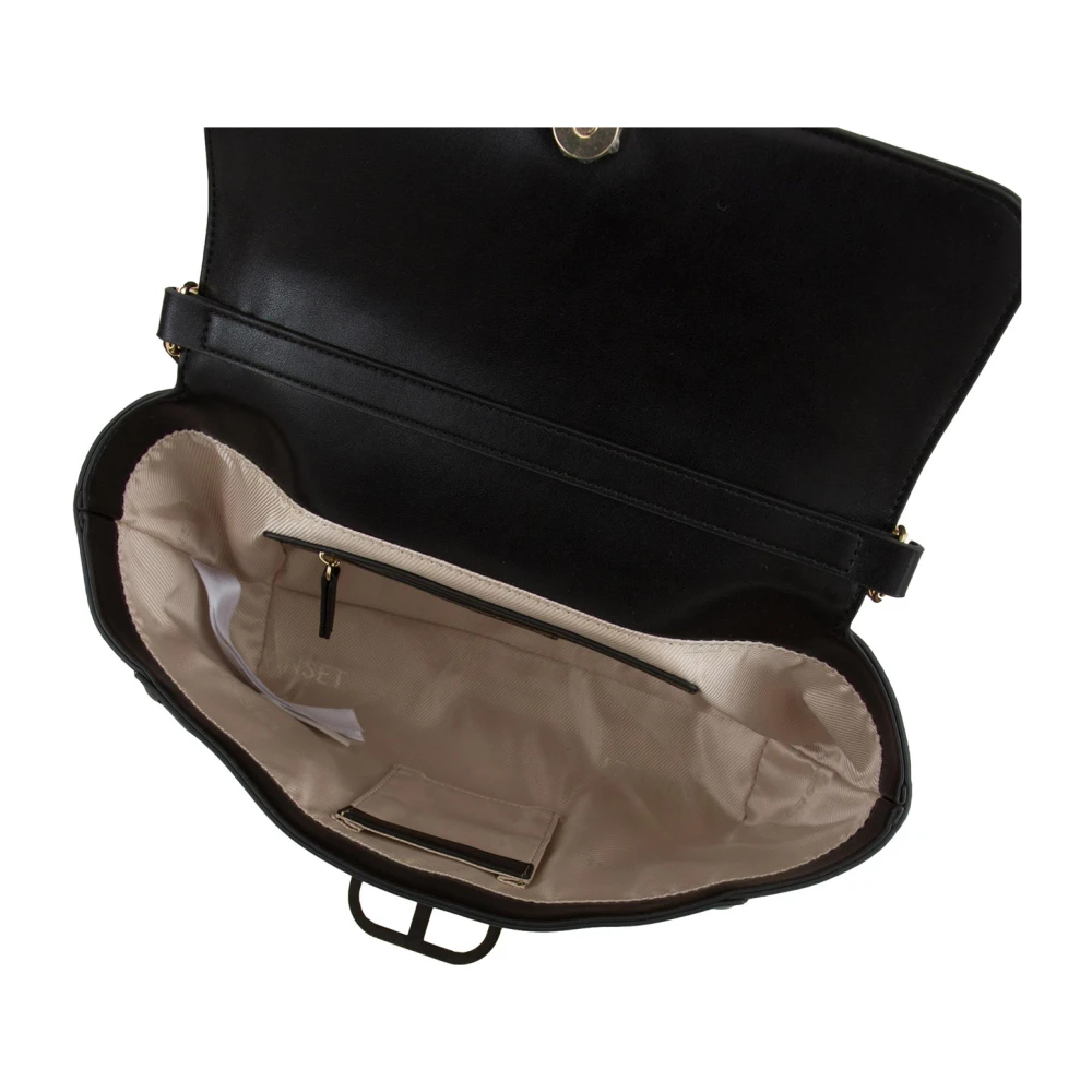 Twinset Zwarte Schoudertas Black Dames