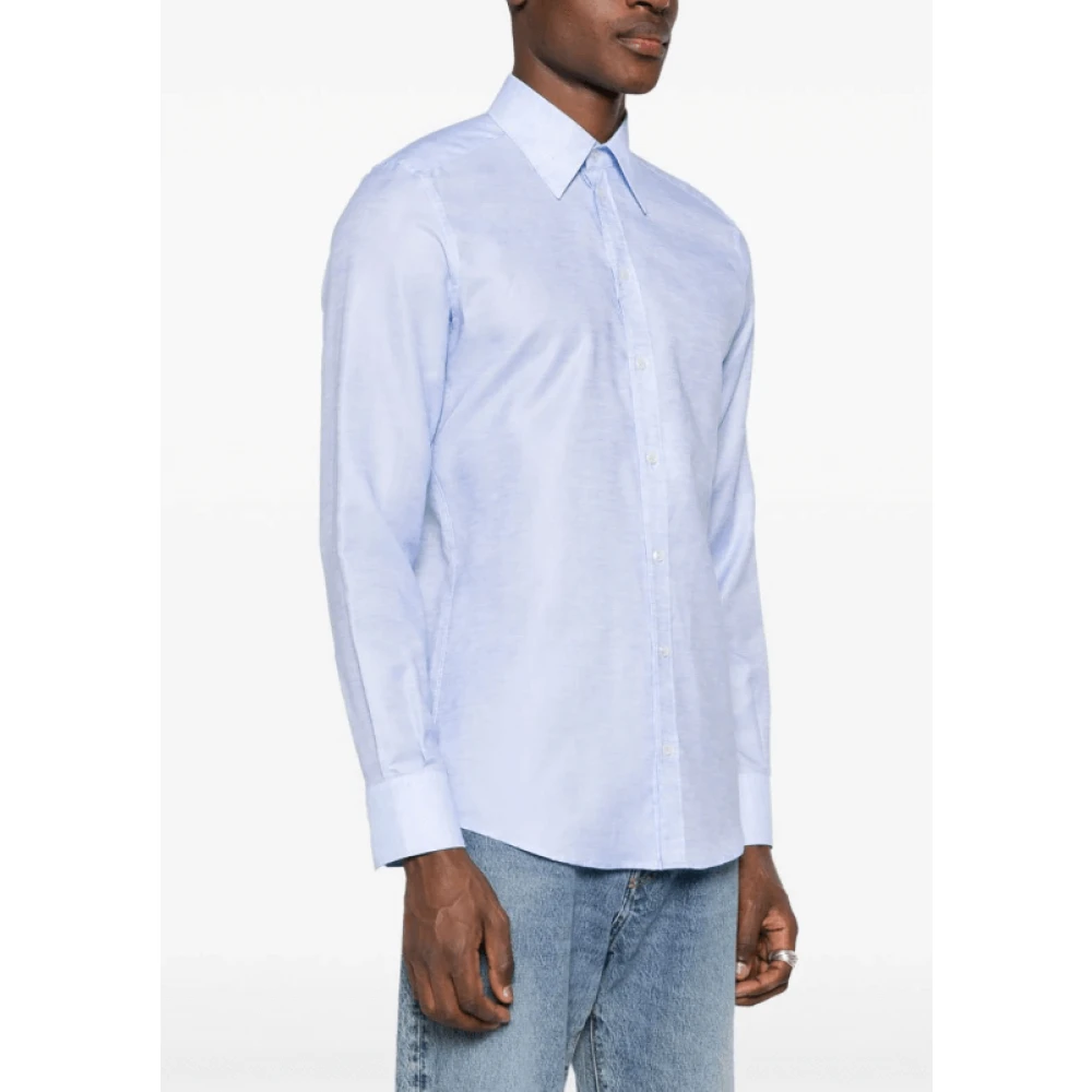 Dolce & Gabbana Straight Trousers Blue Heren