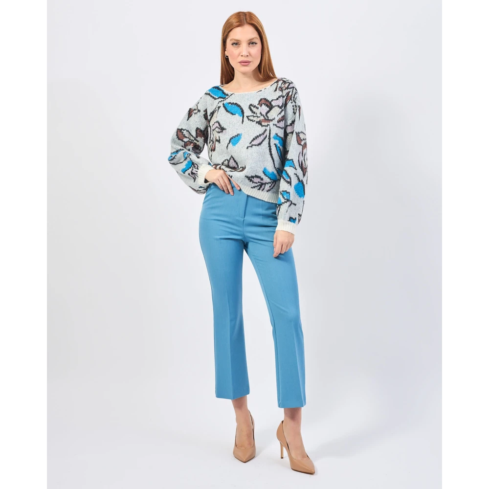 Gaudi Bloemen Jacquard Trui Multicolor Dames