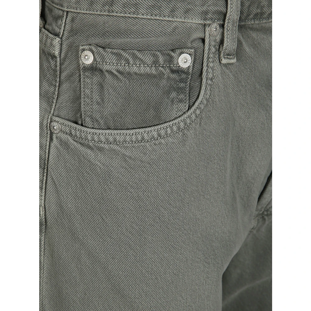 Agolde Casual Loszittende Denim Jeans Gray Dames