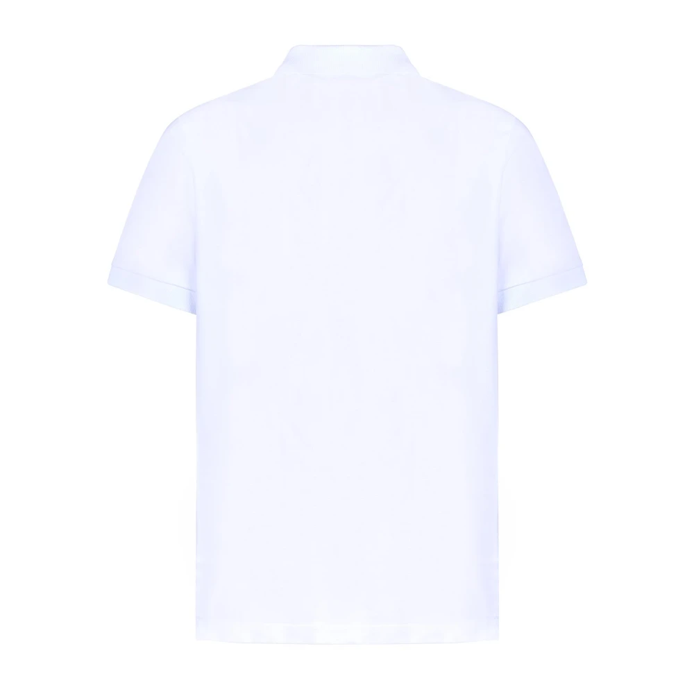 Stone Island Witte Katoenen Polo Shirt White Heren