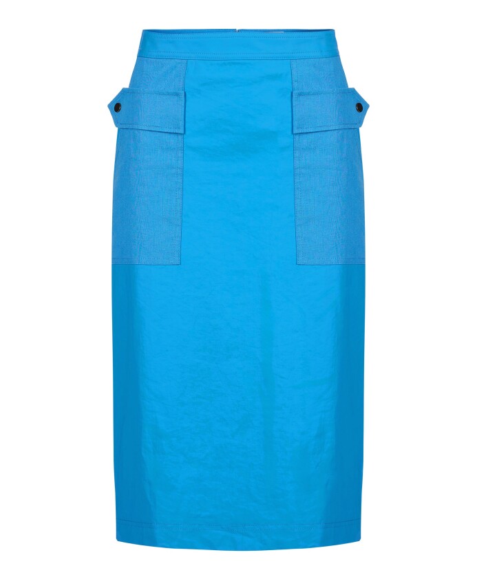 jupe-crayon-coupe-droite-en-lin-bleu