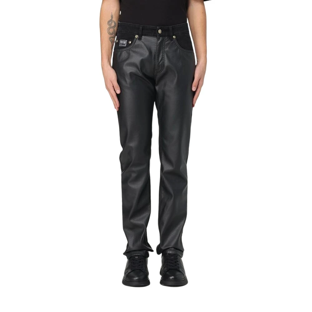 Versace Jeans Couture Men's Black Slim Fit Trousers