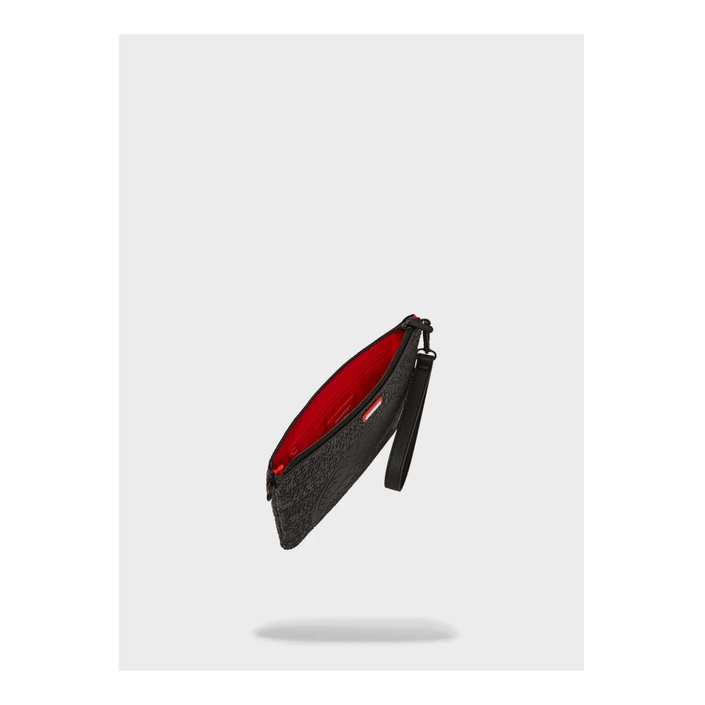 Sprayground Vato Type Unisex Pouch Black Dames