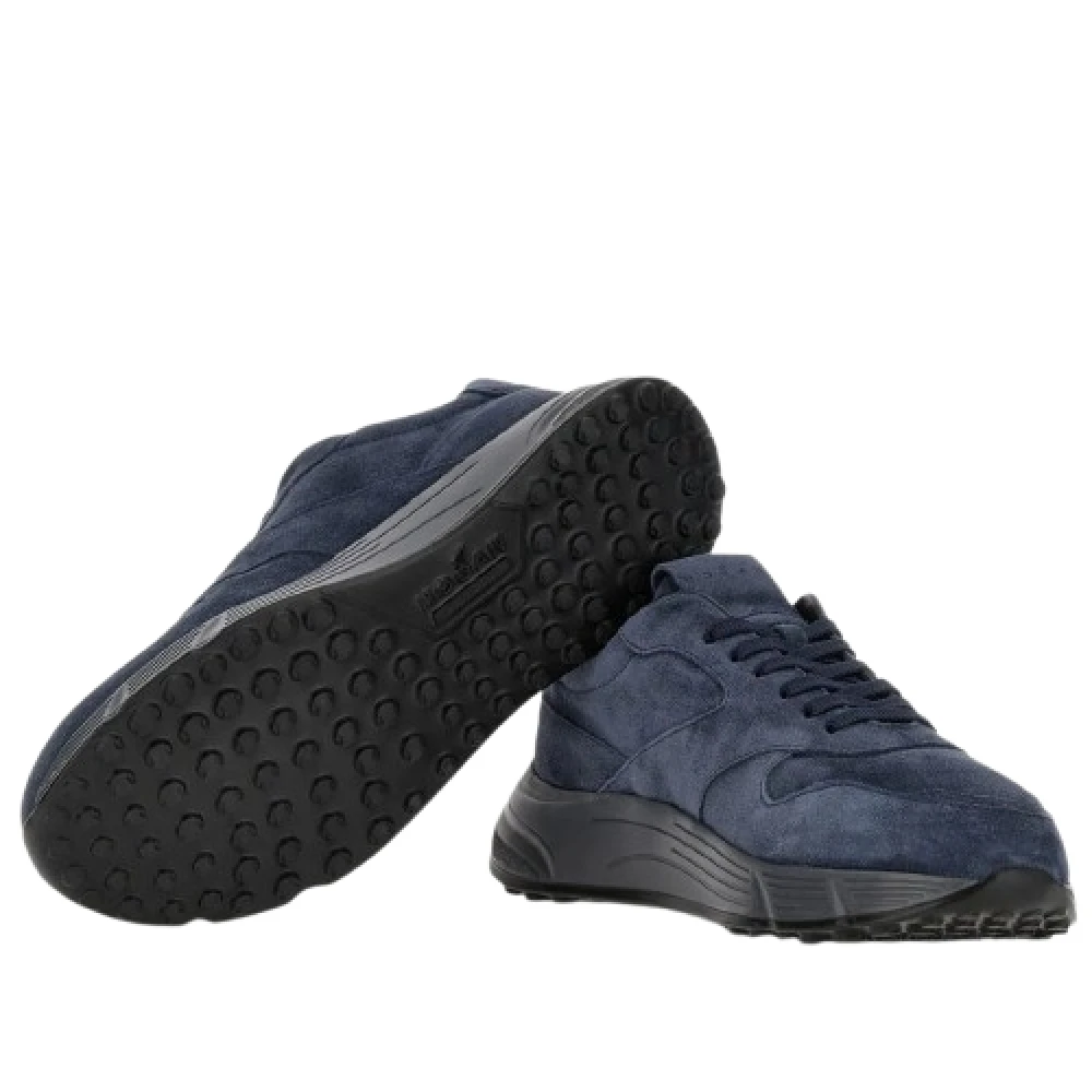 Hogan Blauwe Sneakers Urban Stijl Geheugenschuim Blue Heren