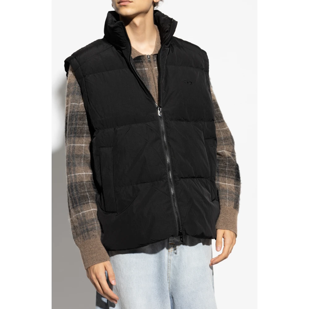 Diesel Vest W-Raveel-Sl Black Heren