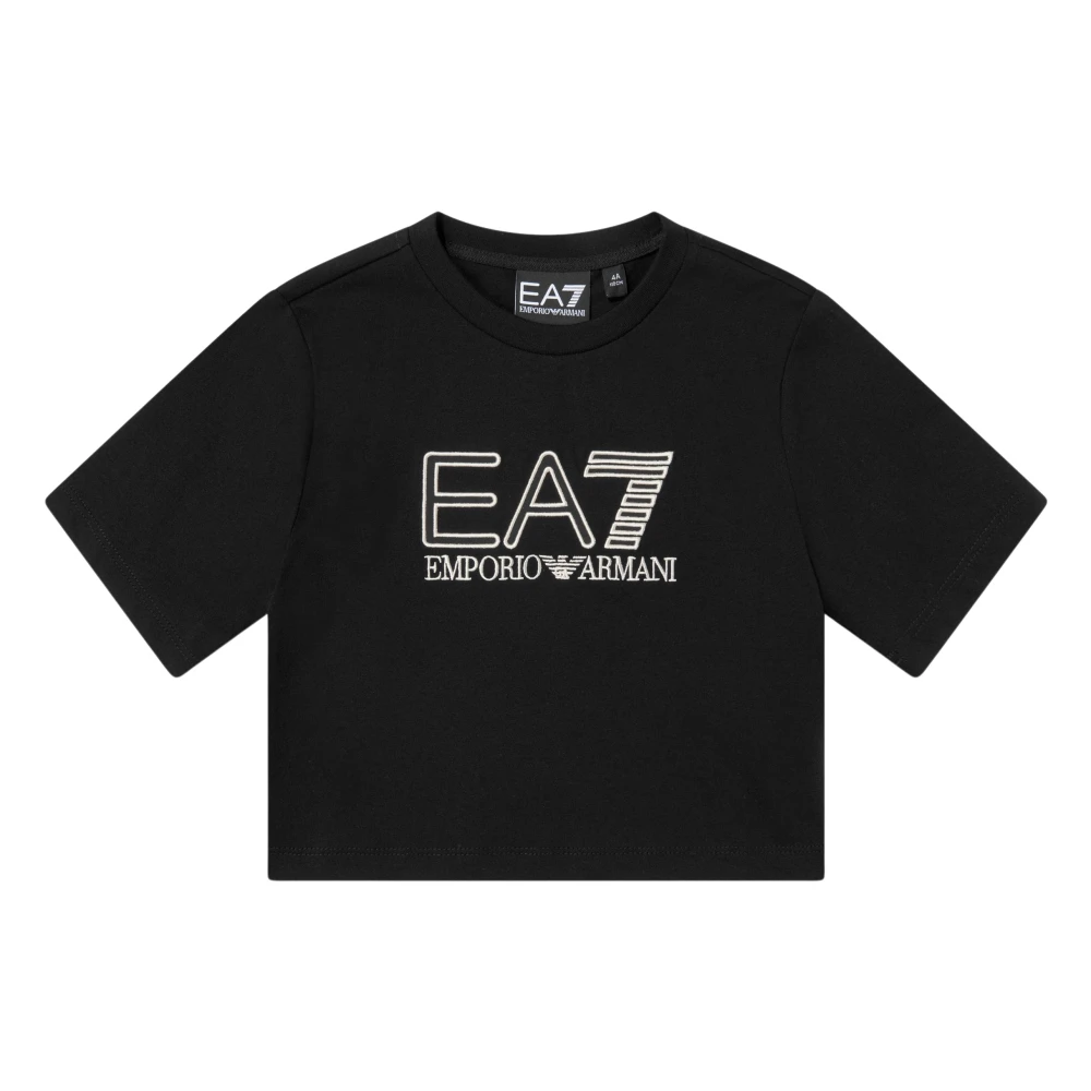 Emporio Armani Ea7 Women's Black Logo T-Shirt