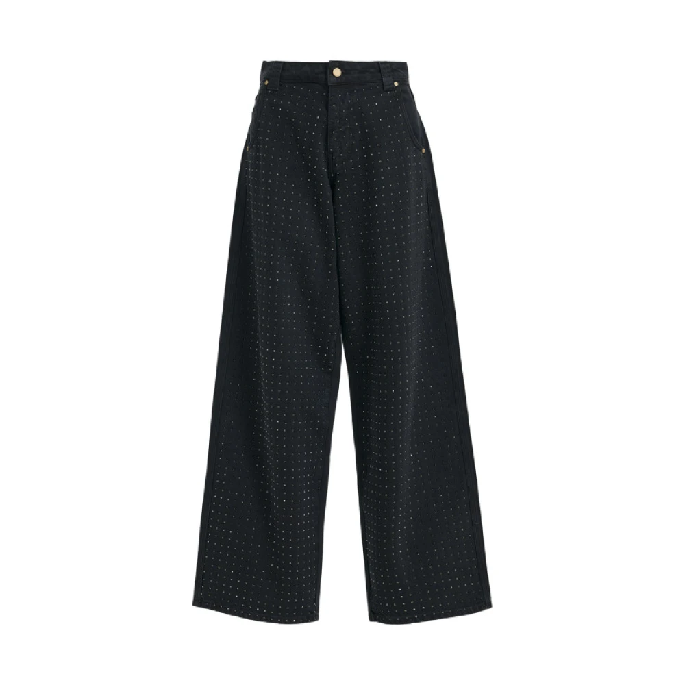 Essentiel Antwerp Freak Jean met strass decoratie Blue Dames