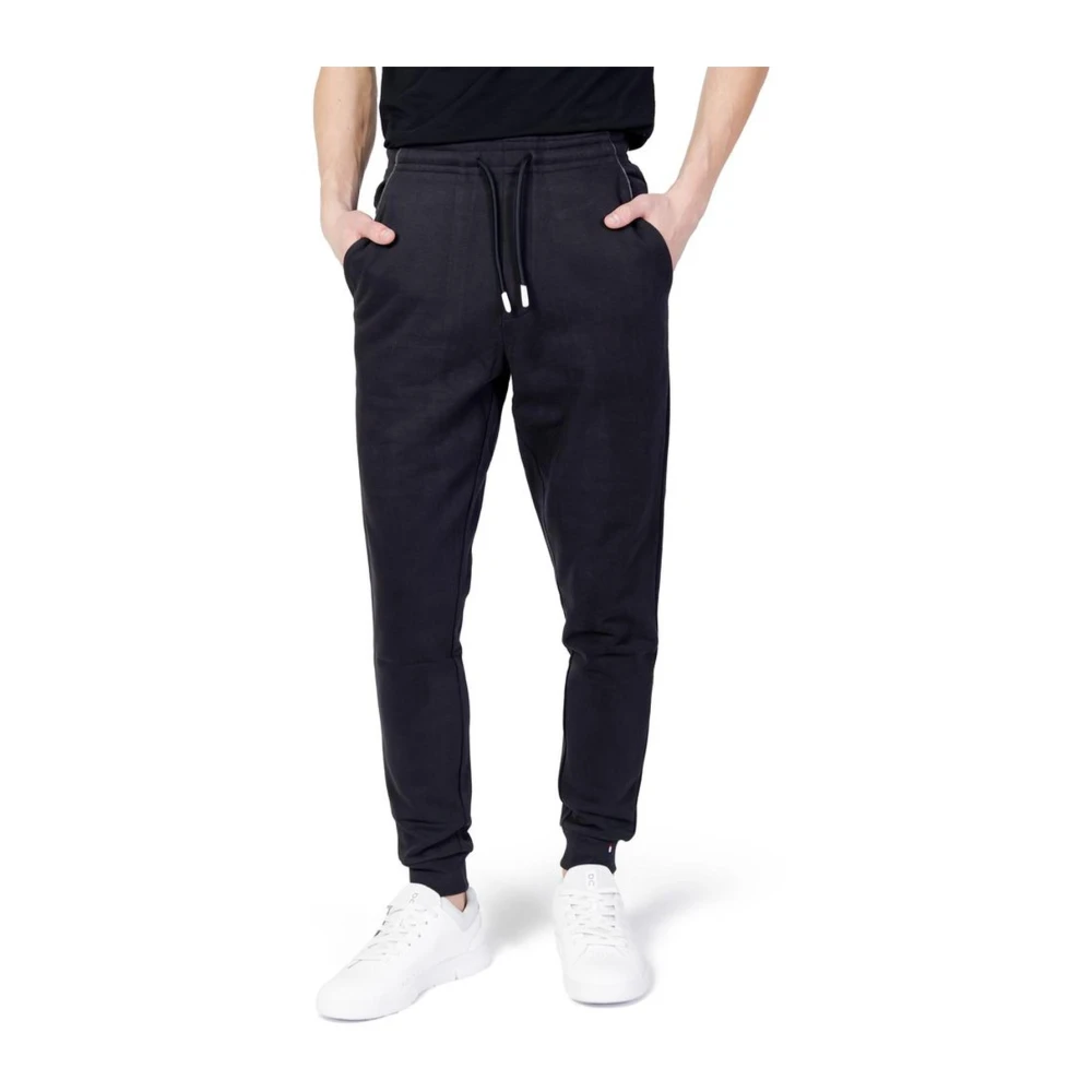 U.s. Polo Assn. Zwarte katoenen sportbroek Black Heren