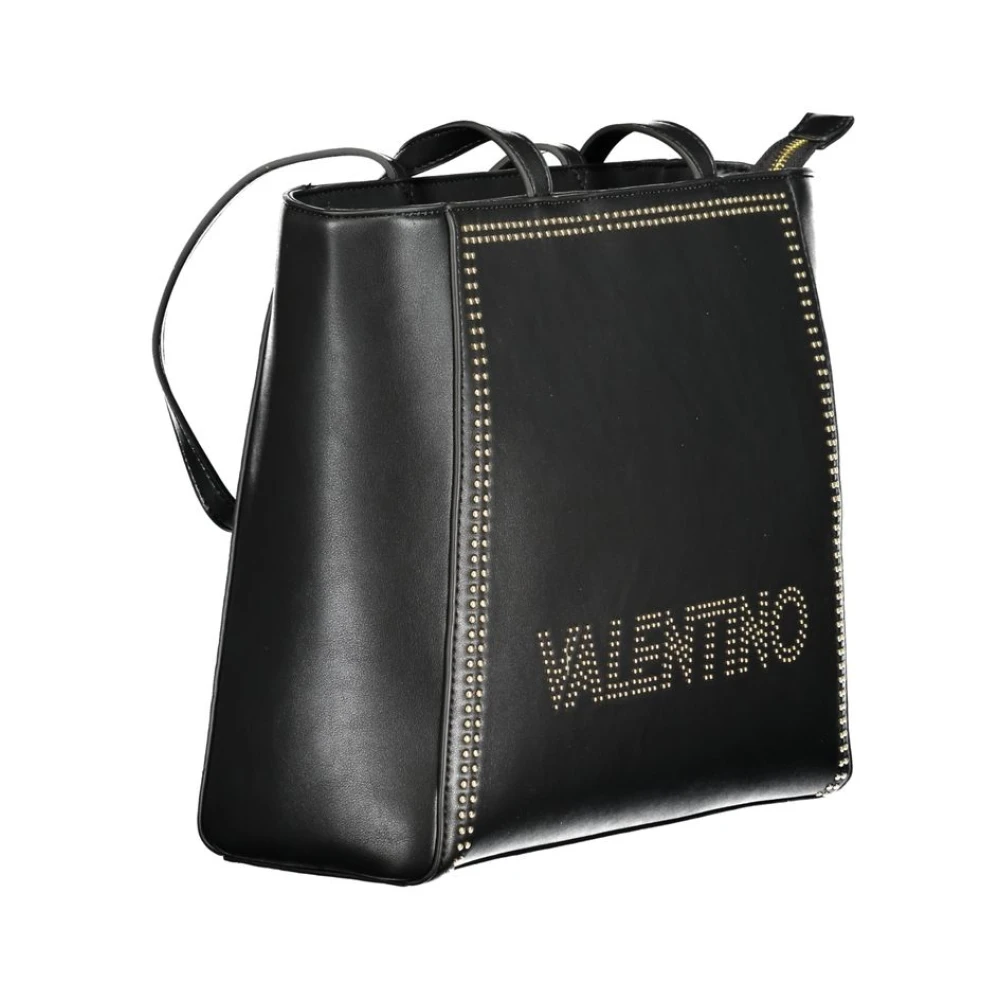 Valentino by Mario Valentino Zwarte Polyethyleen Handtas | Va-33527 Black Dames