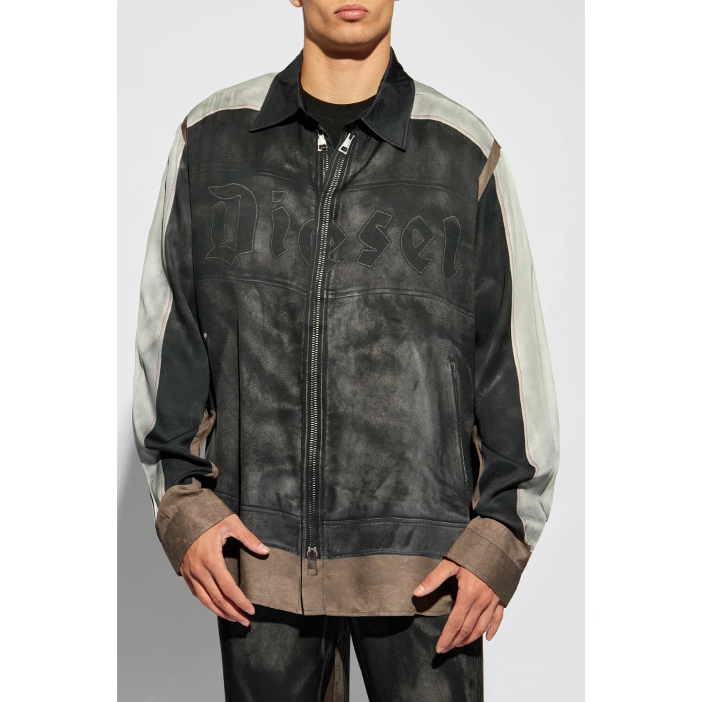 Diesel Shirt `S-After` Black Heren