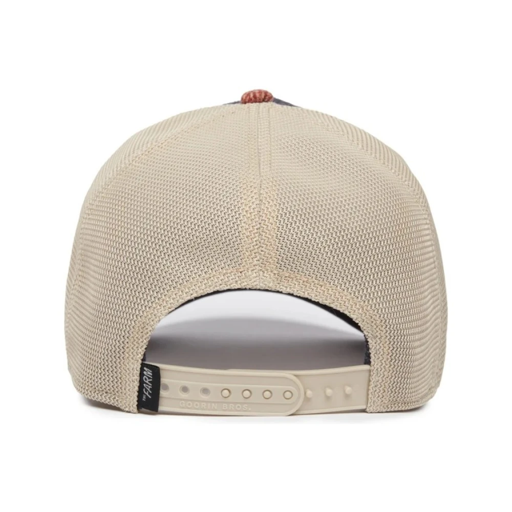 Goorin Bros Gestreepte haan truckerpet Multicolor Heren