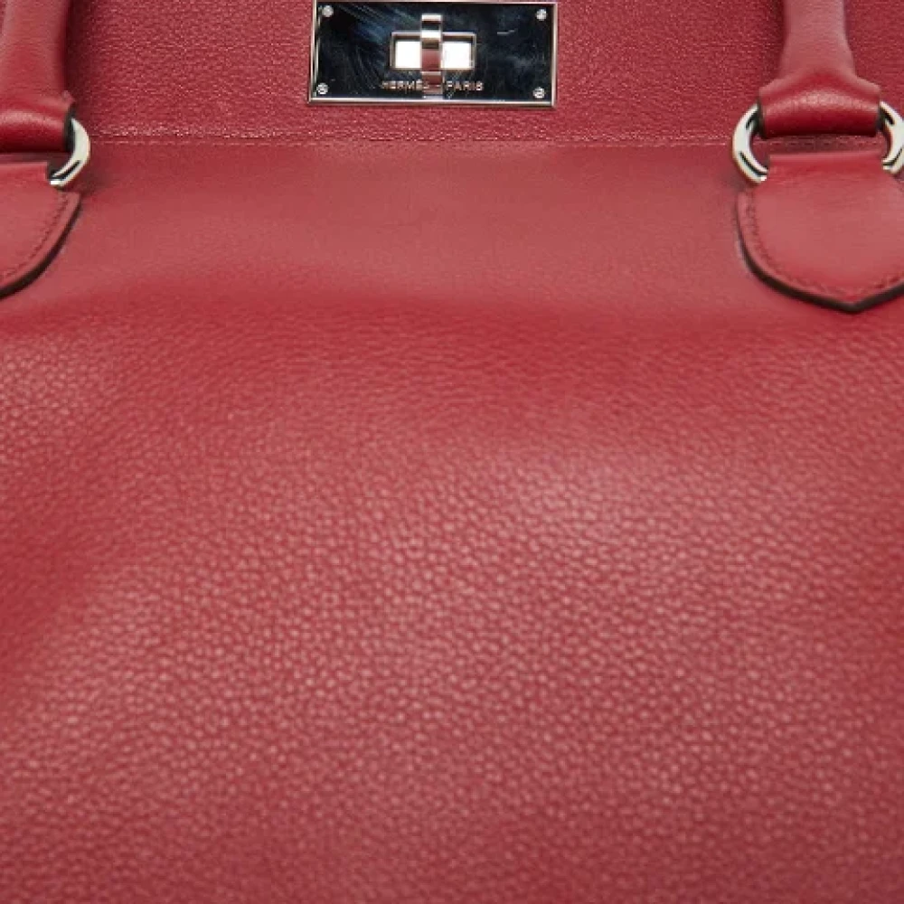 Hermès Vintage Pre-owned Leather totes Red Dames