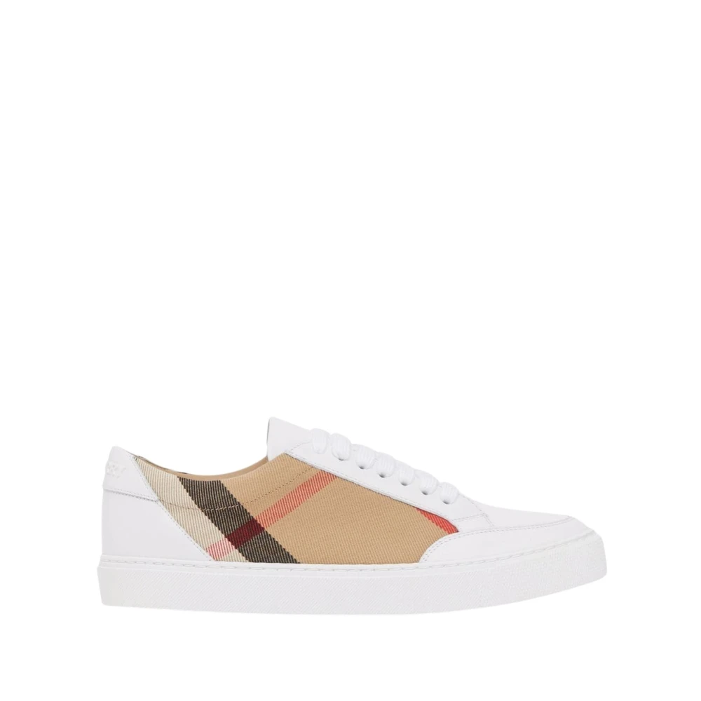 Burberry Vintage Check Sneakers Dames Schoenen Wit