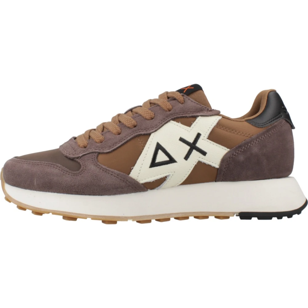 Sun68 Jaki Bicolor Sneaker Heren Schoenen Bruin