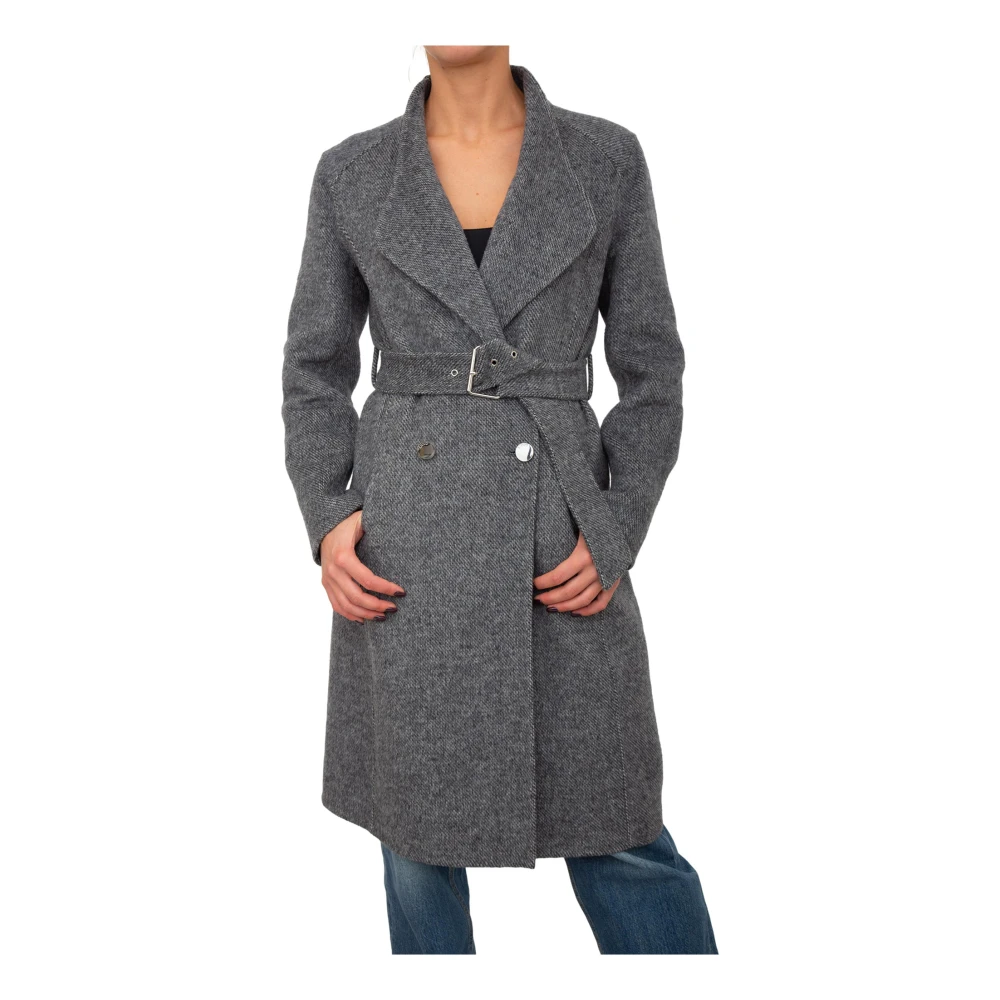Liu Jo Grijze Winterjas Stijlvolle Mode Gray Dames