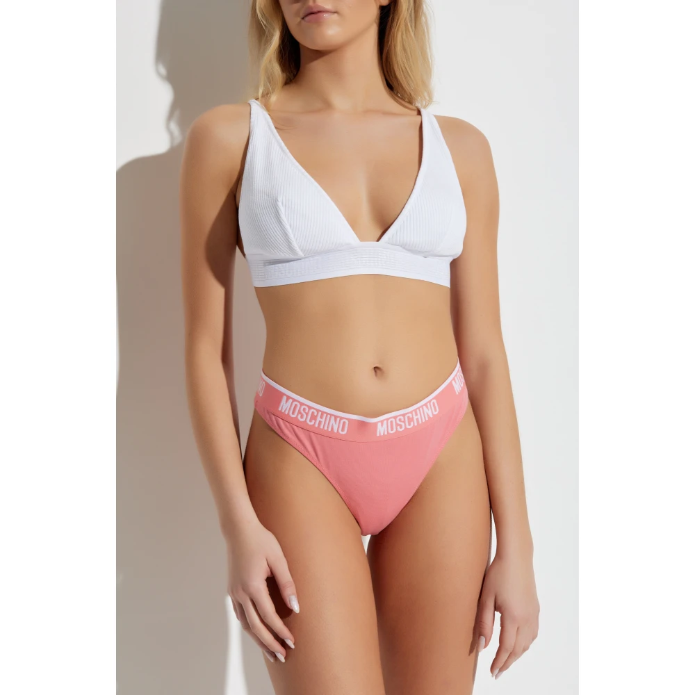 Moschino Twee-pack slips Pink Dames