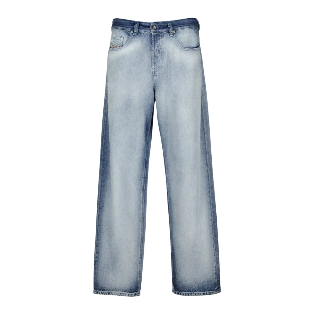 Diesel Men's Blue Straight Fit Jeans, W32 L32, D-Macro 2001 L32