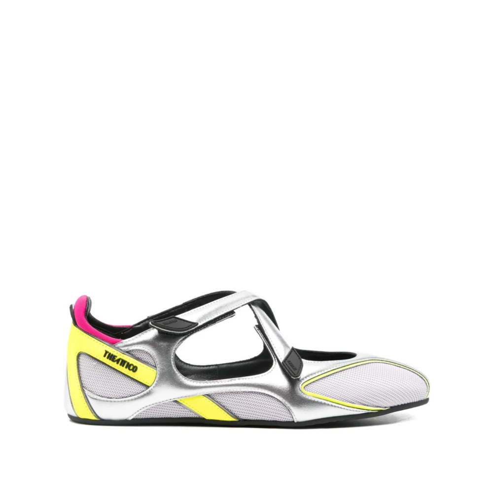 The Attico Gray Ballerina Shoes, Female, 3 1/2 Uk, Floor 001 Ballerinas